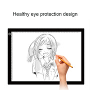 8W 5V LED USB Stepless Dimming A3 Acrylic Scale Copy Boards Anime Sketch Drawing Sketchpad with USB Cable & Power Adapter