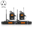 XTUGA IEM1200 Wireless Transmitter 2 Bodypack Stage Singer In-Ear Monitor System (UK Plug) - Microphone by XTUGA | Online Shopping South Africa | PMC TechLife | Buy Now Pay Later Mobicred