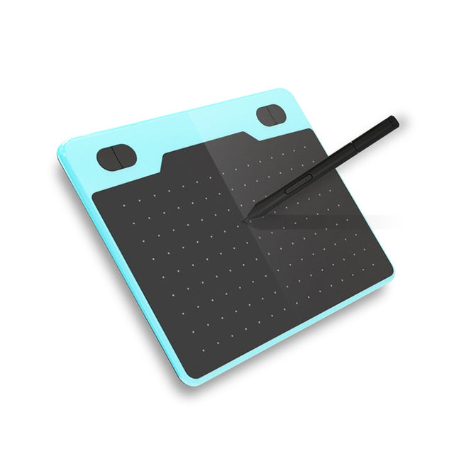 10Moons T503 Drawing Tablet Can Be Connected to mobile Phone Tablet with 8192 Passive Pen(Blue)