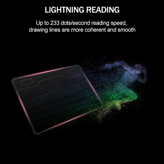 10Moons T503 Drawing Tablet Can Be Connected to mobile Phone Tablet with 8192 Passive Pen(White)