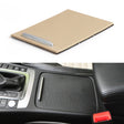 Car Center Console Water Cup Holder Cover Trim for Volkswagen Magotan / CC / Passat, Left Driving(Dark Beige) - Stowing Tidying by PMC TechLife | Online Shopping South Africa | PMC TechLife | Buy Now Pay Later Mobicred