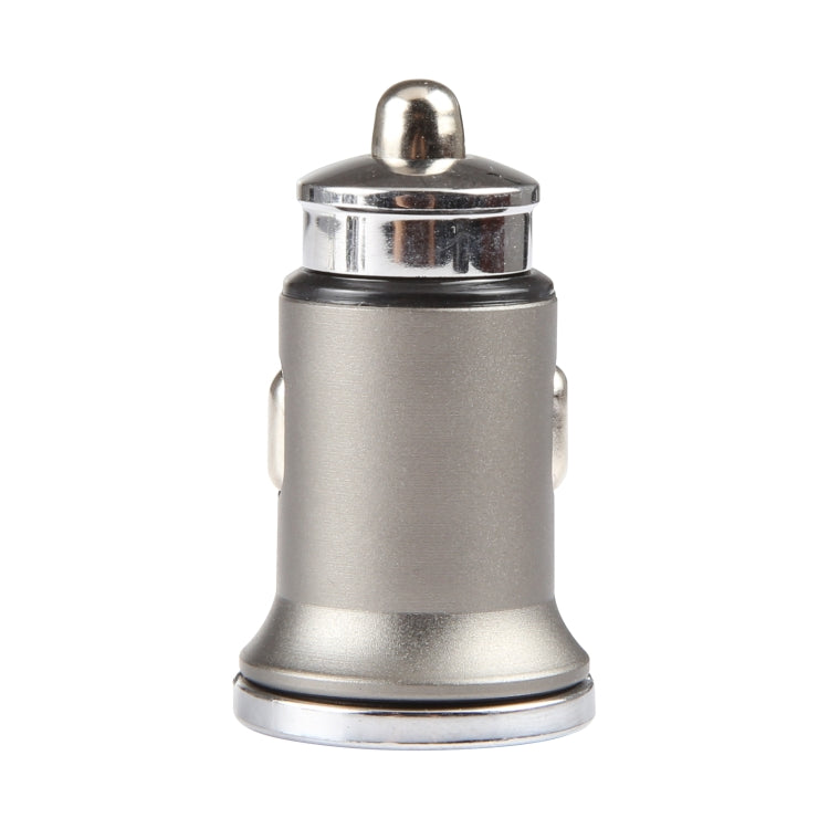 AR-CA08 12W 2A USB-C / Type-C + USB Ports Car Charger (Grey)