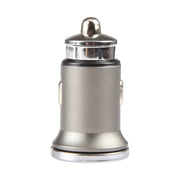 AR-CA08 12W 2A USB-C / Type-C + USB Ports Car Charger (Grey)