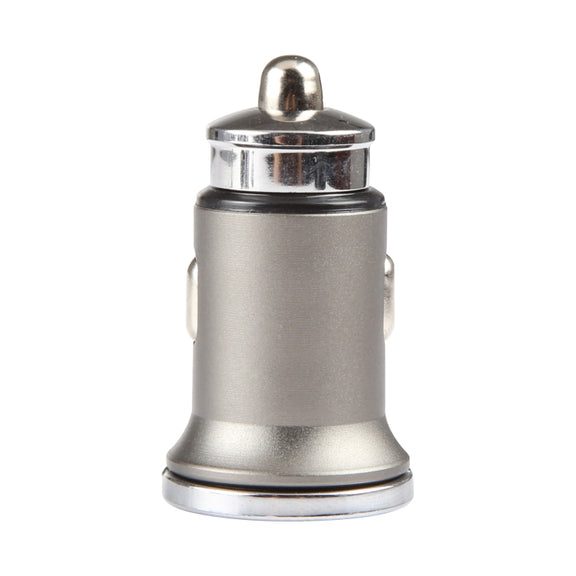 AR-CA08 12W 2A USB-C / Type-C + USB Ports Car Charger (Grey)