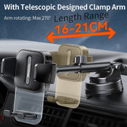 Yesido C261 Suction Cup Type Telescopic Car Phone Holder