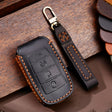For Dodge Ram 4-button C161 Car Key Leather Protective Case (Black) - Car Key Cases by PMC TechLife | Online Shopping South Africa | PMC TechLife | Buy Now Pay Later Mobicred