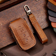 For Dodge Ram 4-button C161 Car Key Leather Protective Case (Brown) - Car Key Cases by PMC TechLife | Online Shopping South Africa | PMC TechLife | Buy Now Pay Later Mobicred