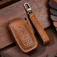 For Dodge Ram 6-button C163 Car Key Leather Protective Case (Brown) - Car Key Cases by PMC TechLife | Online Shopping South Africa | PMC TechLife | Buy Now Pay Later Mobicred