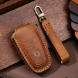 For Ford F-150 4-button C072 Car Key Leather Protective Case (Brown) - free shipping - PMC TechLife - Order now!