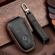 For Ford F-150 4-button C072/1 Car Key Leather Protective Case (Black) - Car Key Cases by PMC TechLife | Online Shopping South Africa | PMC TechLife | Buy Now Pay Later Mobicred