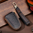For Cadillac / CT5 / CT6 / XT6 4-button C086 Car Key Leather Protective Case (Black) - Car Key Cases by PMC TechLife | Online Shopping South Africa | PMC TechLife | Buy Now Pay Later Mobicred