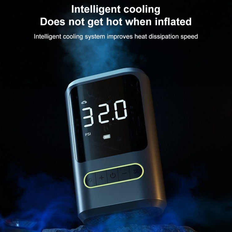 ATJ-8466 Portable Car Tire Air Pump Digital Display Wireless Electric Air Pump, Style: Dual Power