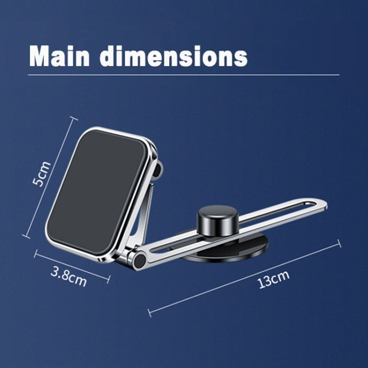 F52 Magnetic Car Floating Screen Phone Navigation Holder (Silver)