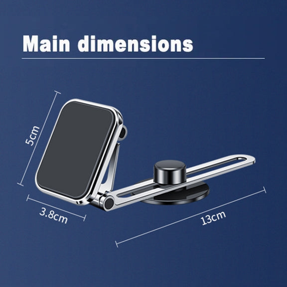 F52 Magnetic Car Floating Screen Phone Navigation Holder (Black)
