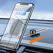 F52 Magnetic Car Floating Screen Phone Navigation Holder (Silver)