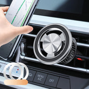 F83 Car Air Outlet Vent Magnetic Mobile Phone Navigation Holder (Silver)