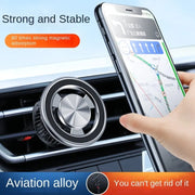 F83 Car Air Outlet Vent Magnetic Mobile Phone Navigation Holder (Black)