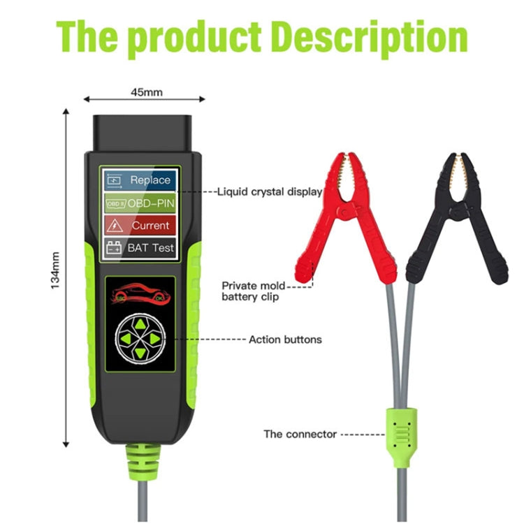 TopDiag BT400 4 in 1 Car Battery Intelligent Analyzer Diagnostic Instrument