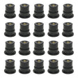20 in 1 M6 Universal Motorcycle Windshield Brass Nuts - Replacement Parts by PMC TechLife | Online Shopping South Africa | PMC TechLife | Buy Now Pay Later Mobicred