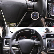 Universal Strap Shape Steering Wheel Remote Control Car Multimedia Wireless Button Remote Control (Black)
