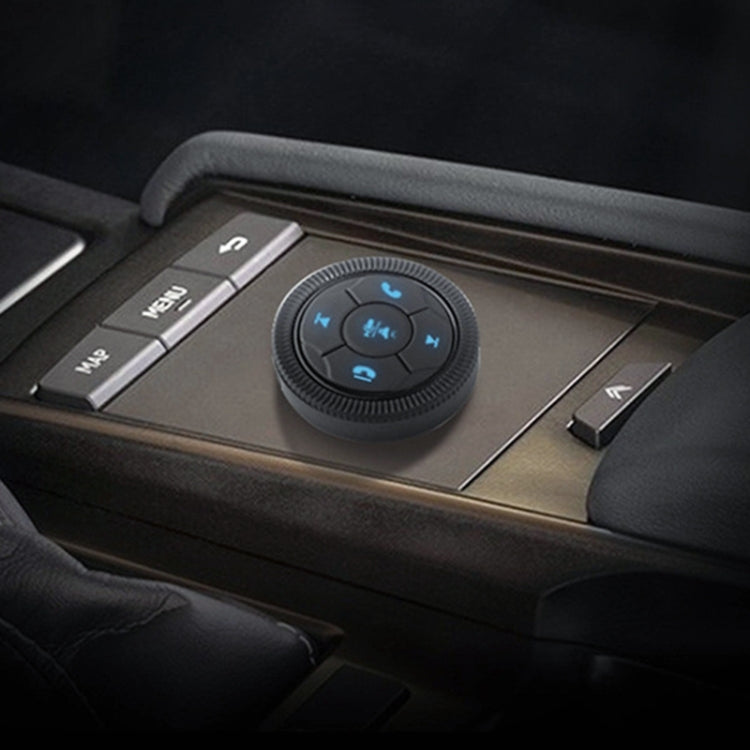 DQX-999A Multifunctional Steering Wheel Button Controller Car DVD Screen Wireless Remote Control (Black)