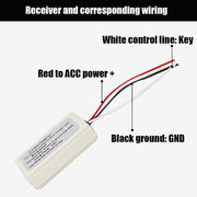 Multifunctional Car Cup Holder Wireless Knob Button Steering Wheel Button Remote Control without Light