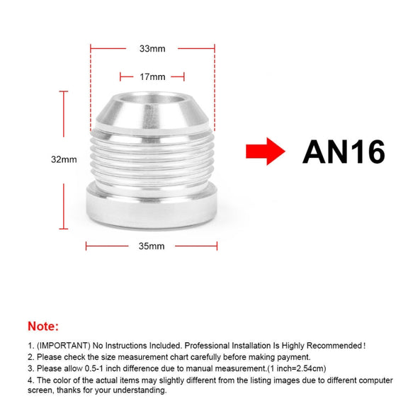 AN16 Car Oil Pipe Joint Breathable Pot Connector