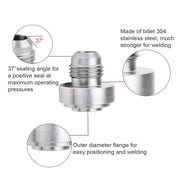 AN16 Car Oil Pipe Joint Breathable Pot Connector