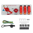12V Racing Car LED Ignition Switch One Key Start Combination Panel - Car Switches by PMC TechLife | Online Shopping South Africa | PMC TechLife | Buy Now Pay Later Mobicred