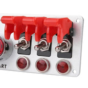 12V Racing Car LED Ignition Switch One Key Start Combination Panel