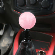 Car Modified Marble Star Gear Head Shifter Cover with Adapter (Pink)