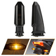 2pcs For Honda RS150 XRE300 CRF300 X-ADV Motorcycles LED Turn Signal Light(Black) - Signal Lights by PMC TechLife | Online Shopping South Africa | PMC TechLife | Buy Now Pay Later Mobicred