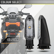 2pcs For Honda RS150 XRE300 CRF300 X-ADV Motorcycles LED Turn Signal Light(Transparent)