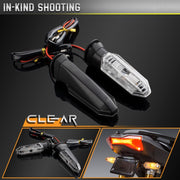 2pcs For Honda RS150 XRE300 CRF300 X-ADV Motorcycles LED Turn Signal Light(Transparent)