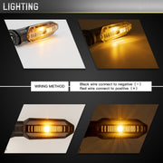 2pcs For Honda RS150 XRE300 CRF300 X-ADV Motorcycles LED Turn Signal Light(Transparent)