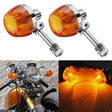 2pcs For Honda CT90 XL100 CM125 CB400 CB750 Motorcycles LED Turn Signal Light - Signal Lights by PMC TechLife | Online Shopping South Africa | PMC TechLife | Buy Now Pay Later Mobicred