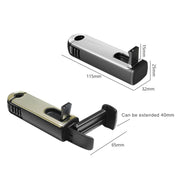 G202 Car Creative Phone Bracket Hook 360 Degree Rotating Telescopic Bracket(Silver)