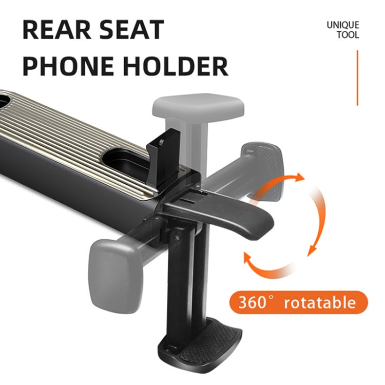 G202 Car Creative Phone Bracket Hook 360 Degree Rotating Telescopic Bracket(Black)