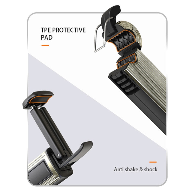 G202 Car Creative Phone Bracket Hook 360 Degree Rotating Telescopic Bracket(Black)