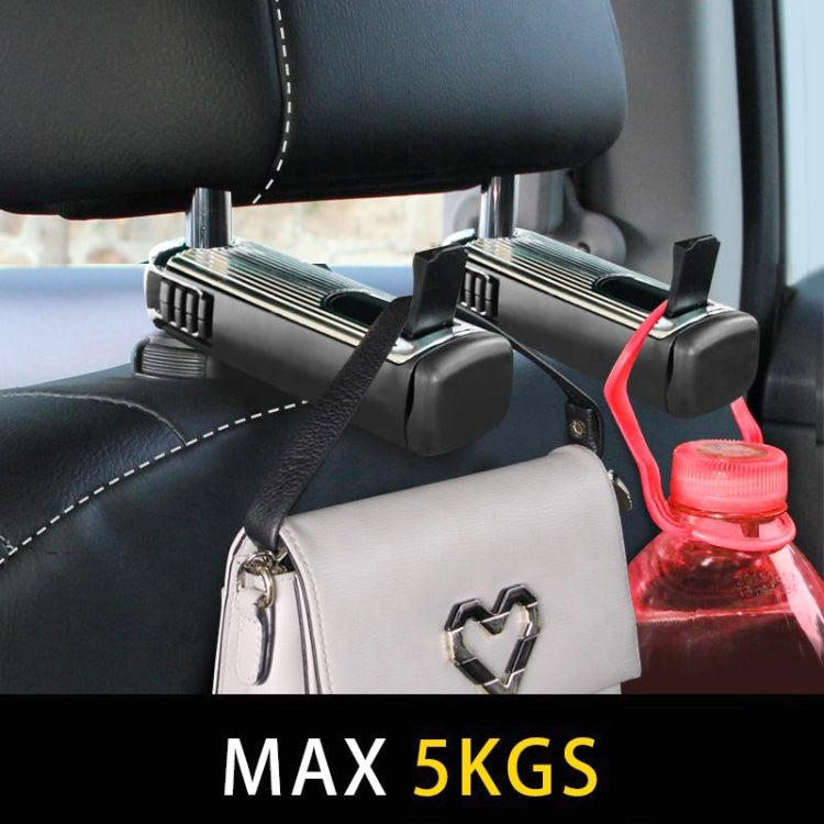 G202 Car Creative Phone Bracket Hook 360 Degree Rotating Telescopic Bracket(Silver)