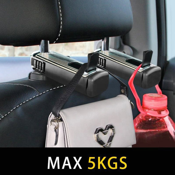 G202 Car Creative Phone Bracket Hook 360 Degree Rotating Telescopic Bracket(Silver)