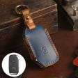 For Kia Sorento Hallmo Car Cowhide Leather Key Protective Cover Key Case(Blue) - Car Key Cases by Hallmo | Online Shopping South Africa | PMC TechLife | Buy Now Pay Later Mobicred