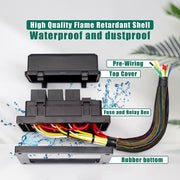 24V 4 Pin Car 6 Slots IP66 Water-resistant Relay Fuse Box with Cable