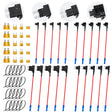 20 in 1 Car Blade Fuse Holder Kits with Cable - Fuse by PMC TechLife | Online Shopping South Africa | PMC TechLife | Buy Now Pay Later Mobicred