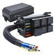 24V 5 Pin Car 6 Slots Waterproof Relay Fuse Box with Cable - Fuse by PMC TechLife | Online Shopping South Africa | PMC TechLife | Buy Now Pay Later Mobicred