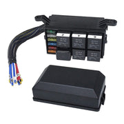 24V 5 Pin Car 6 Slots Water-resistant Relay Fuse Box with Cable