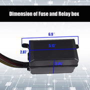 24V 5 Pin Car 6 Slots Water-resistant Relay Fuse Box with Cable