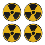 4 in 1 Car Wheel Hub Decorative Sticker, Diameter: 5.8cm