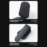 Car Sun Visor Glasses Clip Multi-functional Card Storage Bracket (Black)