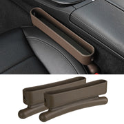 Car Gap Storage Box Multifunctional Car Seat Crevice Storage Box, Specification: 1 Pair (Brown)